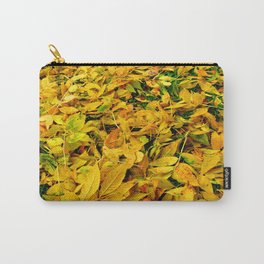 Autumn Leaves Carry-All Pouch | Floor, Nature, Autumn, Photo, Closeup, Leaves, Color 