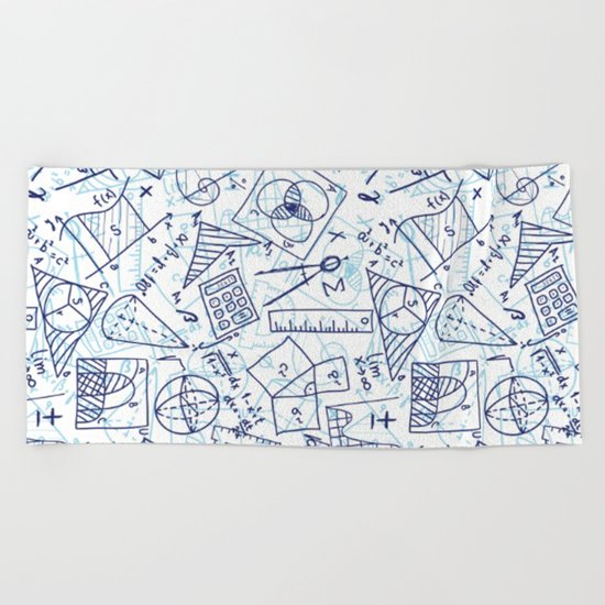 School Chemical #3 Beach Towel