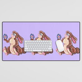 Cutie the Easter Bunny Desk Mat