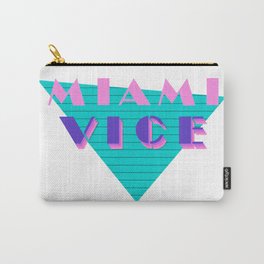 Miami Vice 80s Carry-All Pouch | Triangles, New, Miami, 1980, Graphicdesign, 1984, Retro, Vintage, City, 1986 