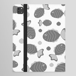 Marine pattern with fish iPad Folio Case