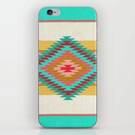 FIESTA (teal) iPhone & iPod Skin