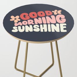 Good Morning Sunshine - Blue & Pink Side Table