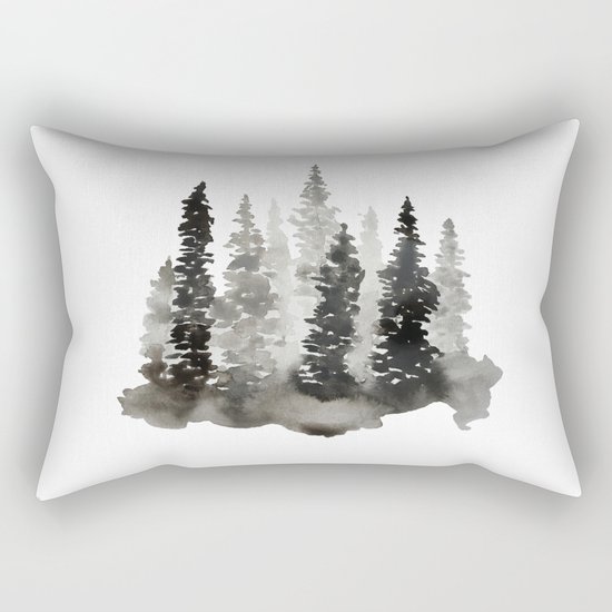 Fading Forest Rectangular Pillow