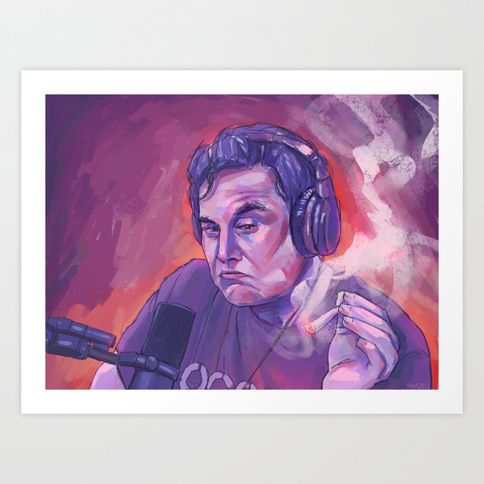 Elon Musk Art Print By Phazed Society6