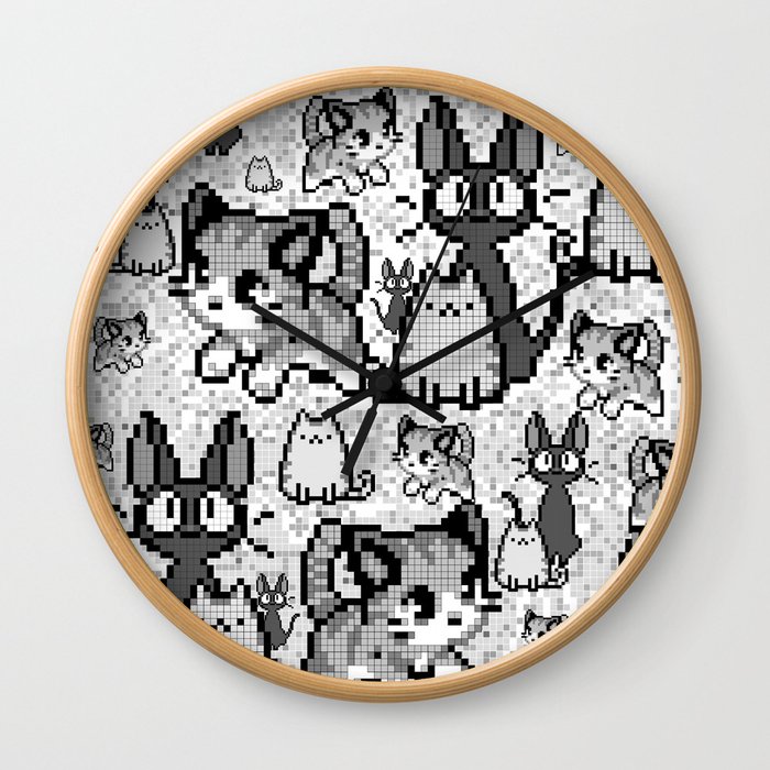 Cat and kitten 4 Wall Clock