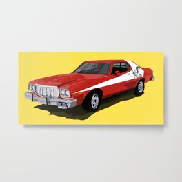 Starsky and Hutch car Metal Print