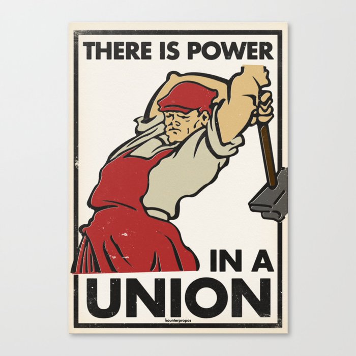 There is Power in a Union Canvas Print