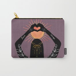 Heart Hands Love Always Carry-All Pouch