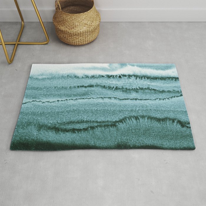 WITHIN THE TIDES SUMMER MINT by Monika Strigel Rug