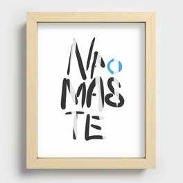 Namaste scribble Recessed Framed Print