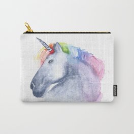 Watercolor Unicorn Carry-All Pouch