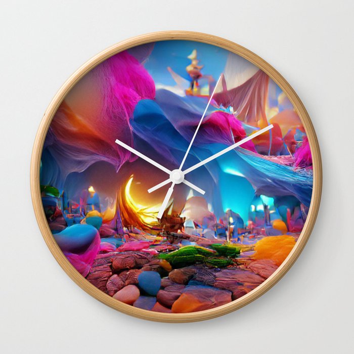 color place Wall Clock