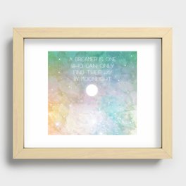 Only the dreamers Recessed Framed Print