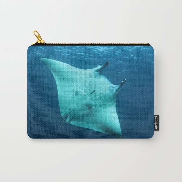 Beautiful manta ray's underbelly Carry-All Pouch