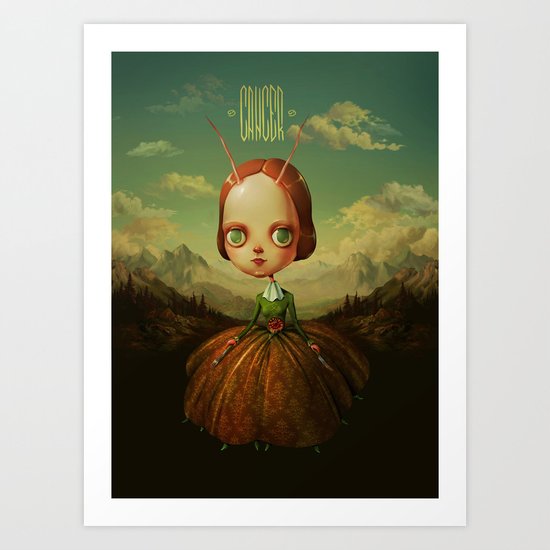 Zodiac Signs: Cancer Art Print