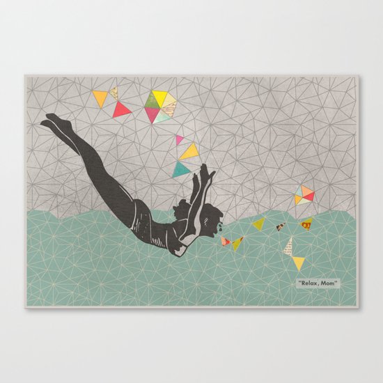 Relax Mom Canvas Print