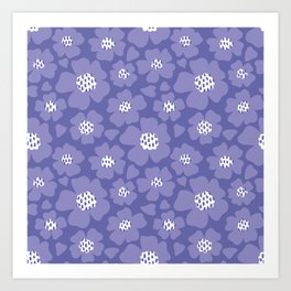 Lilac flowers Art Print