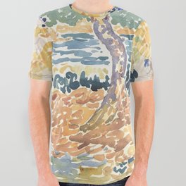 Pines on the Coastline  All Over Graphic Tee