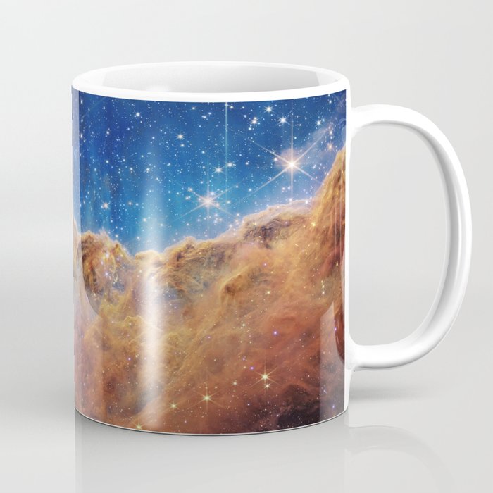 Cosmic Cliffs : The Carina Nebula Webb Telescope JWST  Coffee Mug