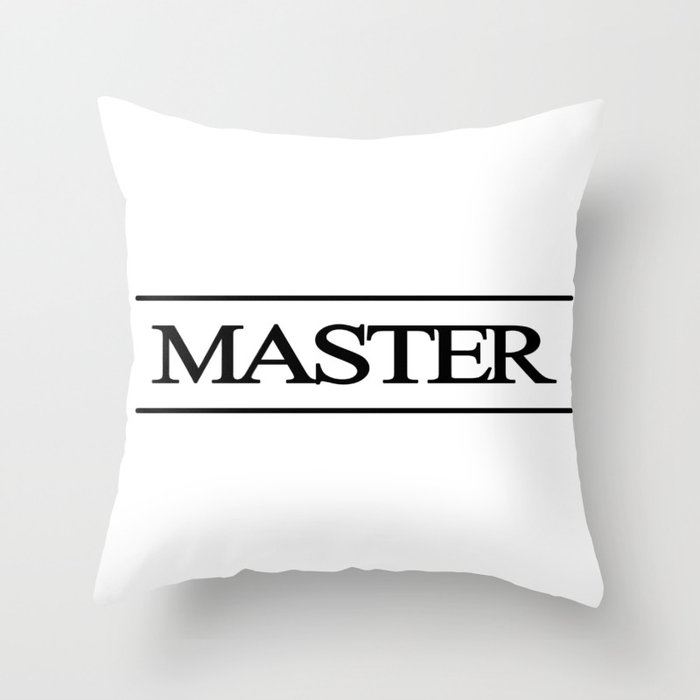 Master Throw Pillow
