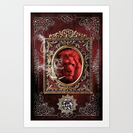 King Smokey Art Print