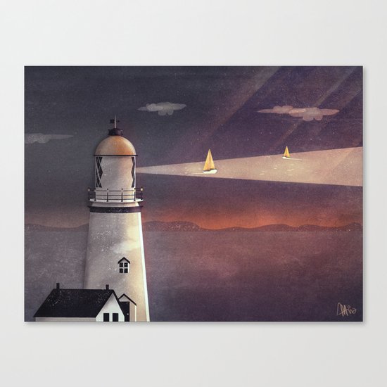 Sea of Light Canvas Print