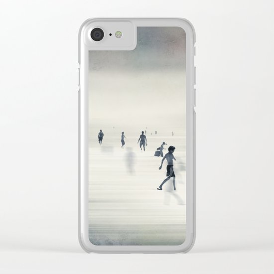 floating on light Clear iPhone Case