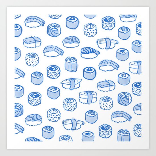 Sushi Art Print
