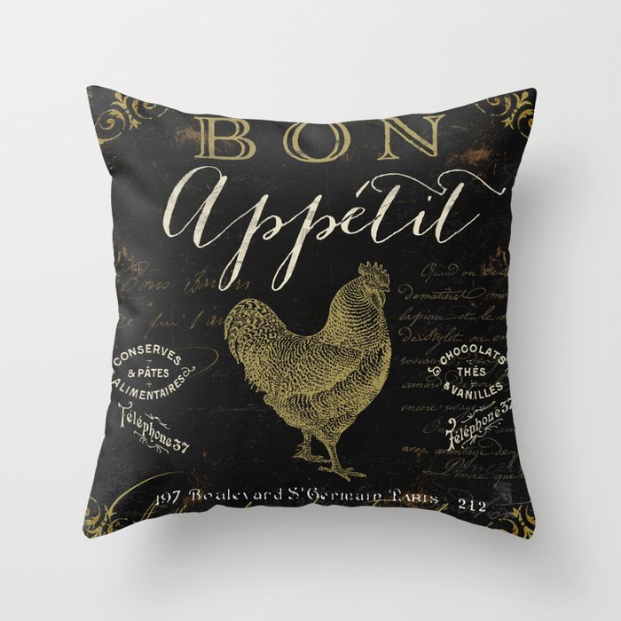 La Cuisine V Throw Pillow