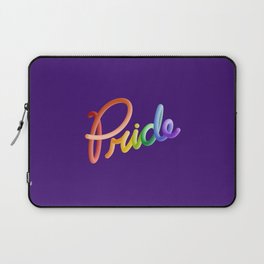 Pride Rainbow Lettering Laptop Sleeve