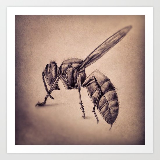 Bee Art Print