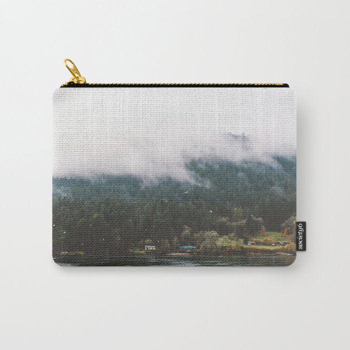 Foggy Vancouver Island, BC Carry-All Pouch