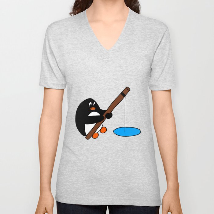 Fishing V Neck T Shirt