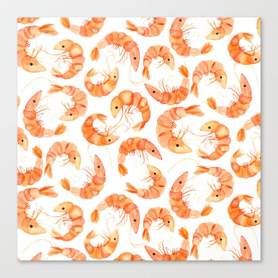 Shrimp Canvas Print