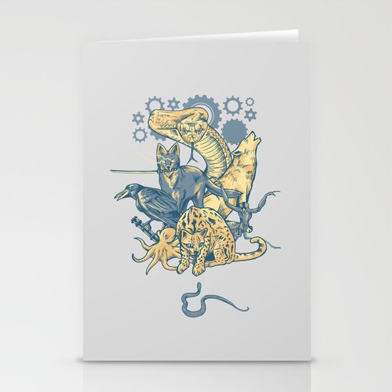 Shadow Moses Stationery Cards