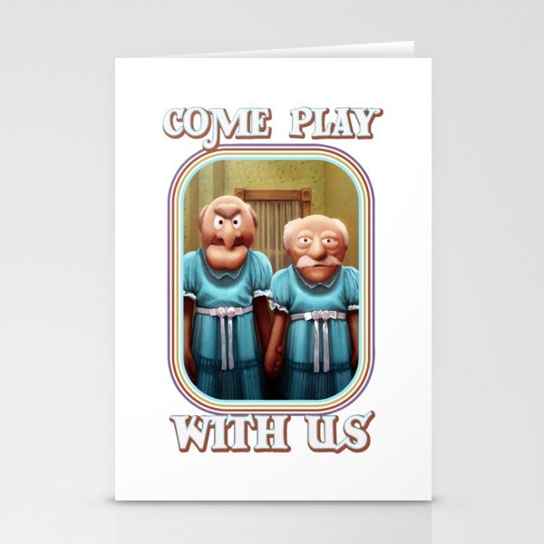 Come Play With us Stationery Cards