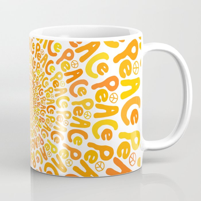 ORANGE Peace Coffee Mug