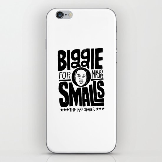 Biggie Smalls for Mayor iPhone & iPod Skin
