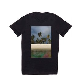 Rainbow Algae Bloom T Shirt | Oilslick, Sand, Beachhut, Oceanbreeze, Travel, Paradise, Tropical, Aruba, Photo, Sunny 