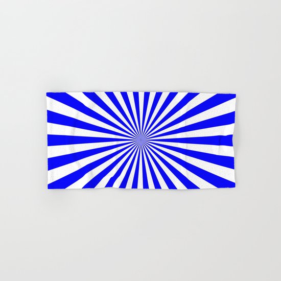 Starburst (Blue/White) Hand & Bath Towel