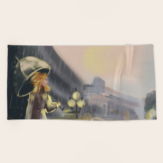 London Beach Towel