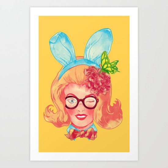 Lapin Belle Art Print
