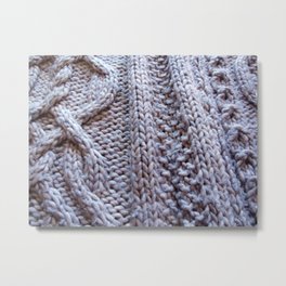 Cable Metal Print | Hand Knit, Color, Photosofknitting, Photo, Knitting, Digital 