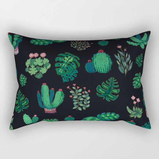 tropical green !! Rectangular Pillow