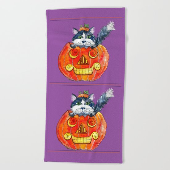 Boo! Beach Towel