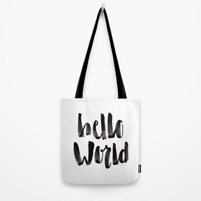 Geolte - Lettering Print Tote Bag