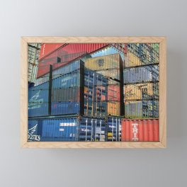 Hamburg Harbour II Framed Mini Art Print