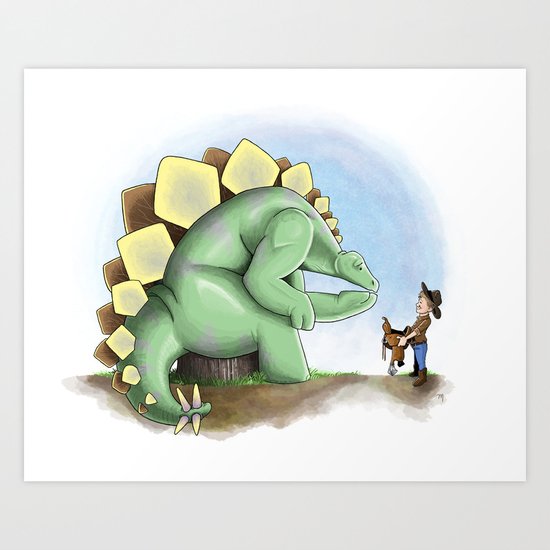 "Saddle up, Partner" Art Print