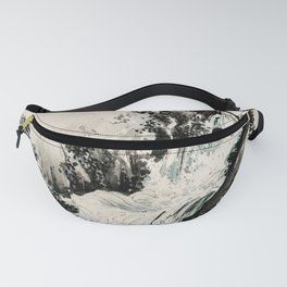 Waterfall Traditional Japanese Landscape Fanny Pack